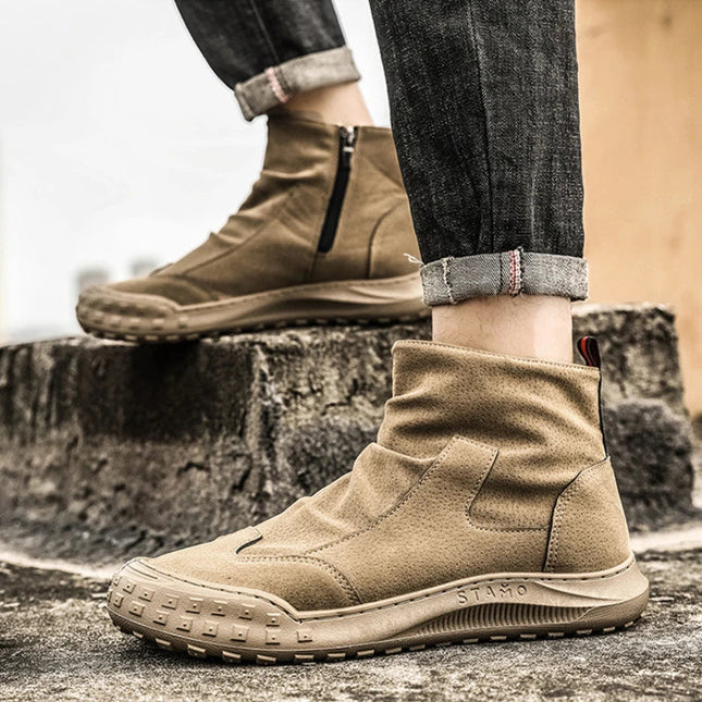 Motorcycle Weather-Resistant Slip-On Boots