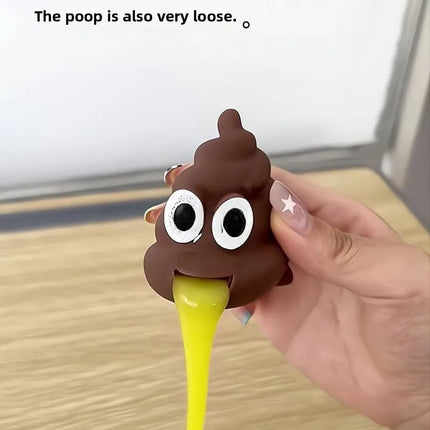 Squeeze & Release Poop Shape Stress Reliever Toy