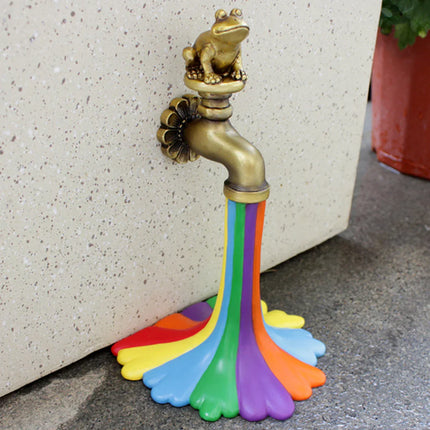 Rainbow Waterfall Faucet Garden Statue