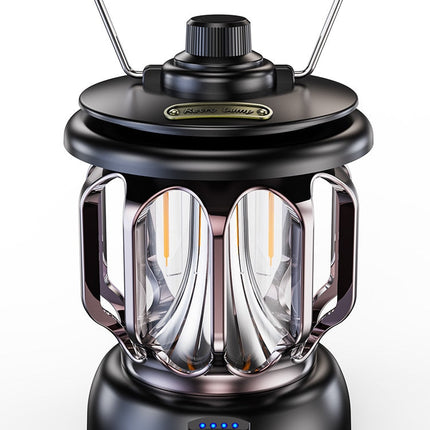 Retro Power Bank Camping LED Lamp