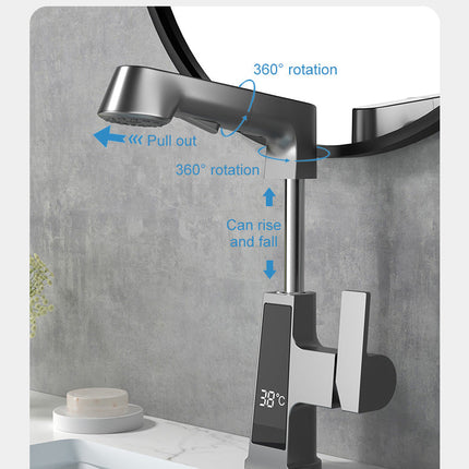 Elegant Temperature Display Smart Faucet