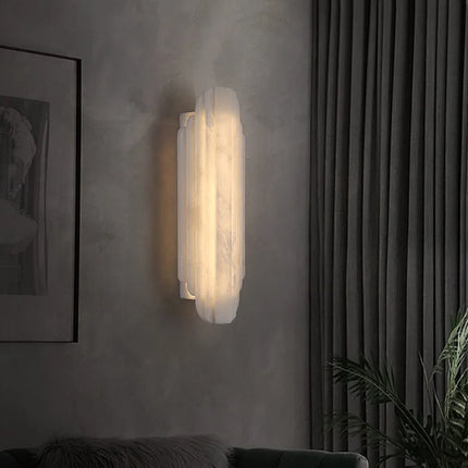 Art Deco Marble LED Wall Sconce Lamp