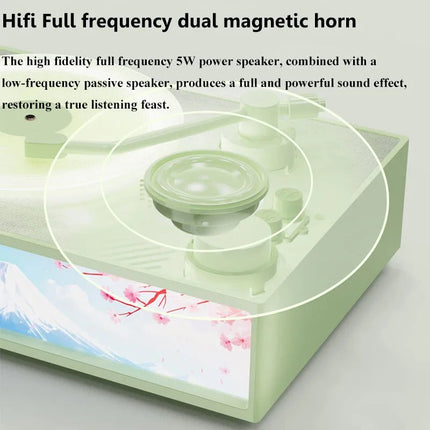 Vintage Design & LED Mood Lighting Wireless Aromatherapy Speaker