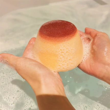 Strawberry Caramel Pudding Cleaning Sponge