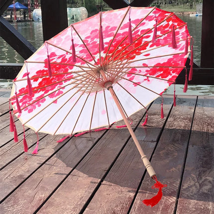 Bamboo Handmade Vintage Paper Umbrella