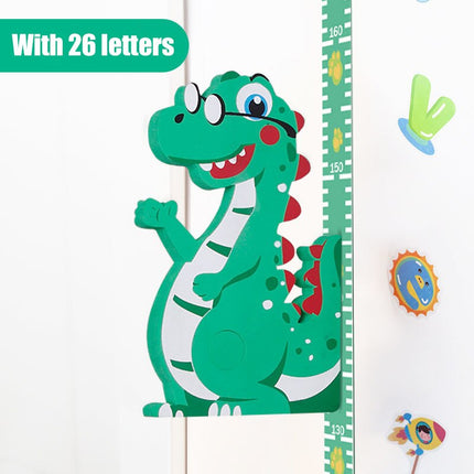3d Cartoon Kids Height Sticker