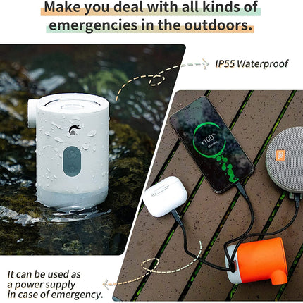 Mini Air Pump Power Bank