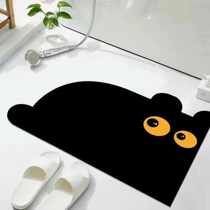 Cute Animals Quick-Dry Bathroom Mat