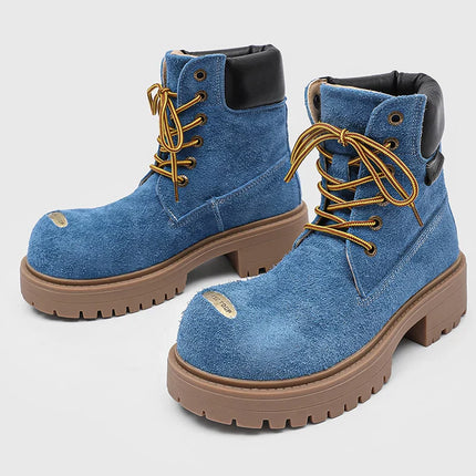 Mossy Green Anti-Slip Combat Boots