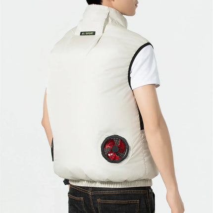 Ultra Breeze Built-In Fan Lightweight Summer Cooling Vest