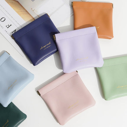 Waterproof Mini Leather Makeup Bag
