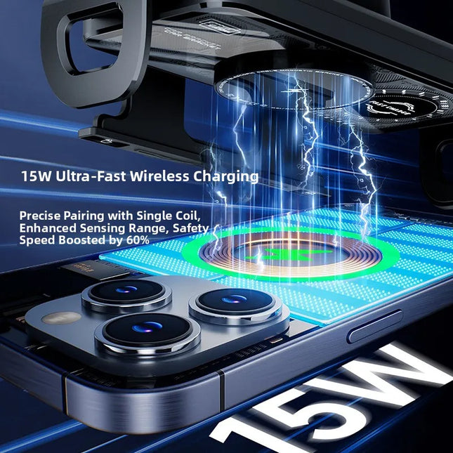 Smart Auto-Clamping Car Wireless Charger