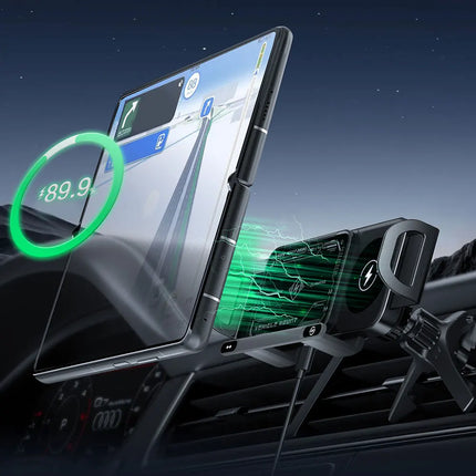 Touch & Rotate Automatic Universal Car Wireless Charge Phone Holder