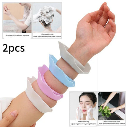 Water-Resistant Face Washing Wrist Straps