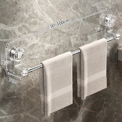 Stick & Store Suction Towel Storage Rack