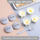 4 Pcs Pattern Gray