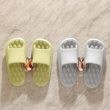 Wall-Mounted Quick Organizer  Transparent Shoe Rack