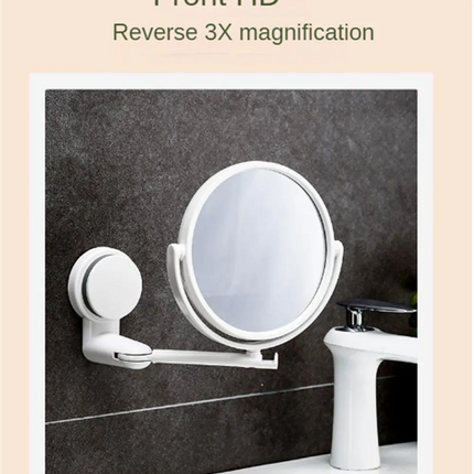 All-Angle Elegance 3X Magnification Wall Mirror