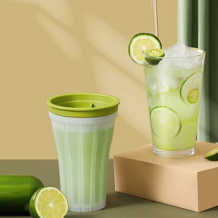 DIY Smoothie Double Layer Ice Maker Cup