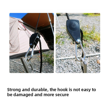 Camp Anywhere Adjustable Ratchet Tent Stabilizer Pulley Hanger