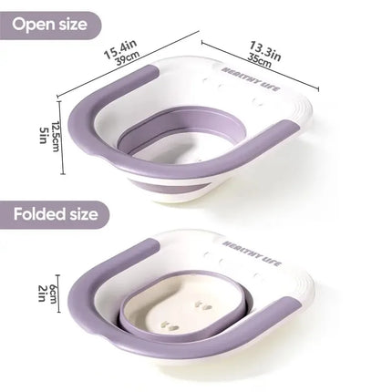 Foldable Home-Care Sitz Bath Basin