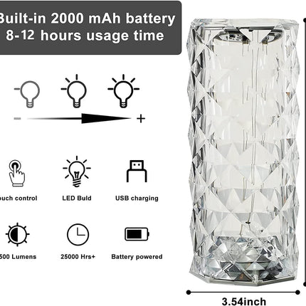 Elegant Atmosphere Crystal Night Light
