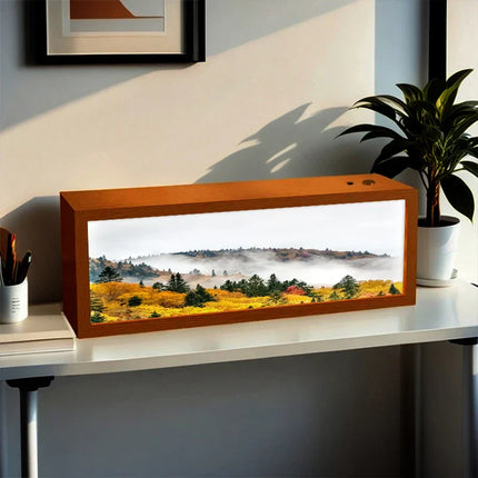 Nordic Healing Backlit Landscape Art Frame Light Box
