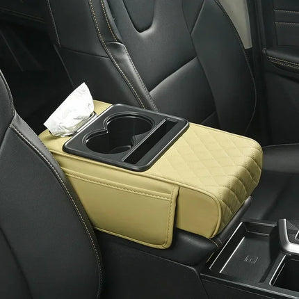 Console Craft Multi-Pocket Car Armrest Pad