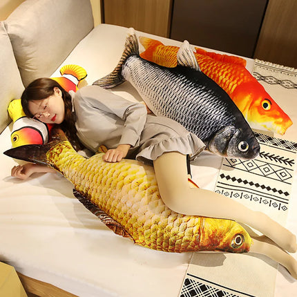 Giant Fish Plush Realistic Pillow