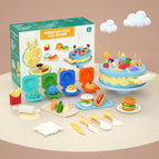 Cake hamburger Blue