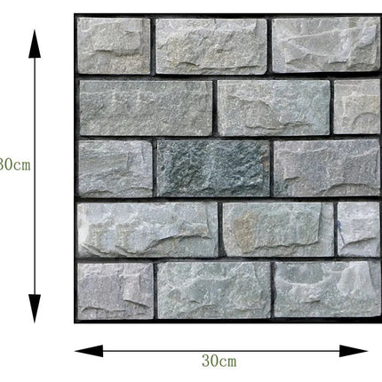 3D Wall Brick Pattern Decal