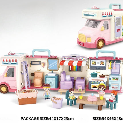 Mega School Party Express Bus House Toy