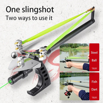 Long-Range Telescopic Fishing Laser Slingshot