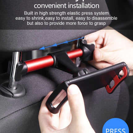 Adjustable Car Back Seat Long Phone Holder