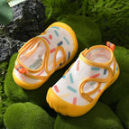 yellow baby sandals / foot length 11.5cm