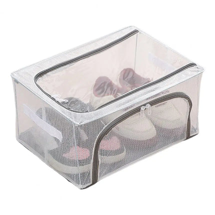 Foldable Stackable Shoe Storage Organizer