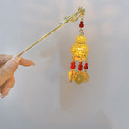 Copper coin hairpin1