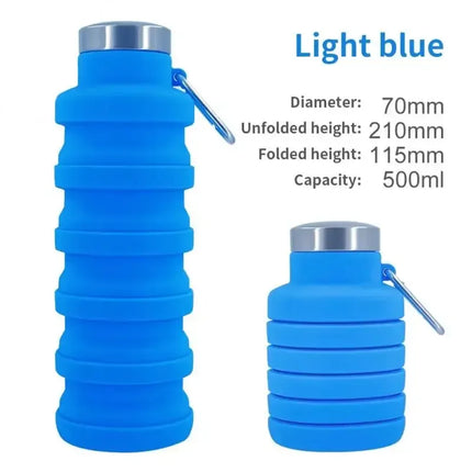 Collapsible Travel Friendly Water Bottle