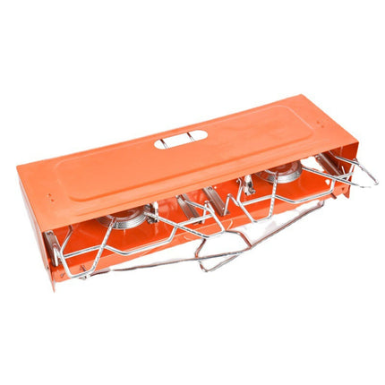 Foldable Portable Camping Double Burner Gas Stove