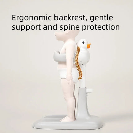 Duck-Shaped Non Slip Baby Bath Rack Stand
