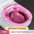pink no flusher
