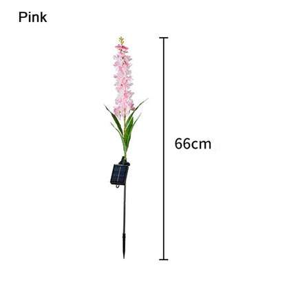 Soft Pink Glow Solar LED Flower Garden Light
