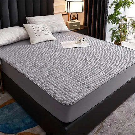 Waterproof Ultra-Soft Fitted Latex Mattress Pad Cover