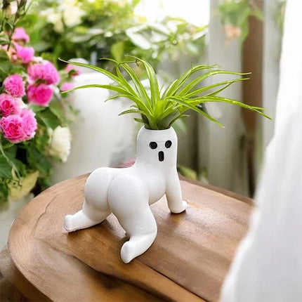 Teasing Ghost Plant Mini Vase