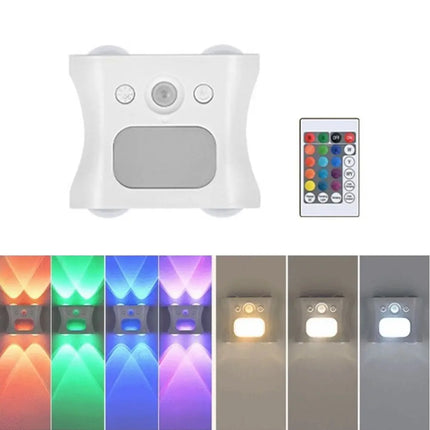Color Flow Motion Sensor Wall Light