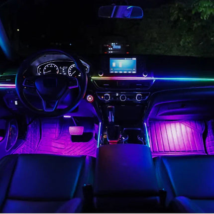 Bluetooth RGB Symphony Car Ambient Light Kit