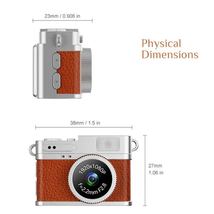 Vintage Digital Camera Style Necklace
