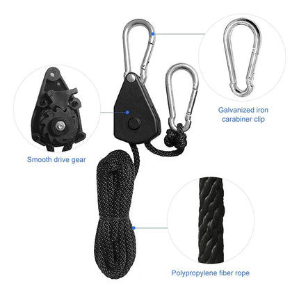Camp Anywhere Adjustable Ratchet Tent Stabilizer Pulley Hanger