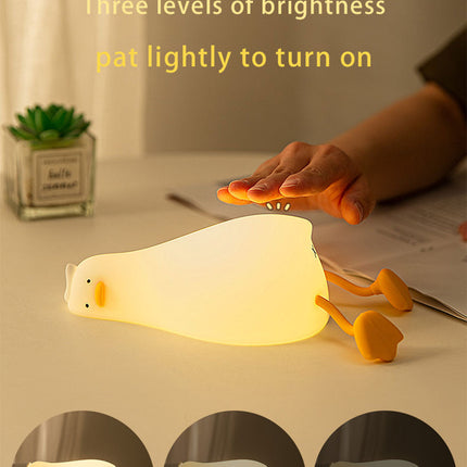 Lazy Flat Duck Atmosphere Night Lamp