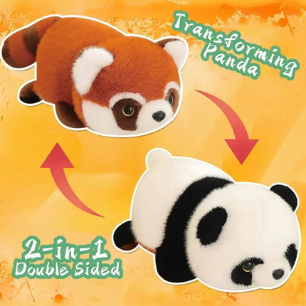 Panda Flip Reversible Plush Toy